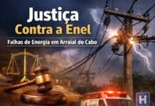 Justiça determina medidas contra a Enel após falhas de energia em Arraial do Cabo